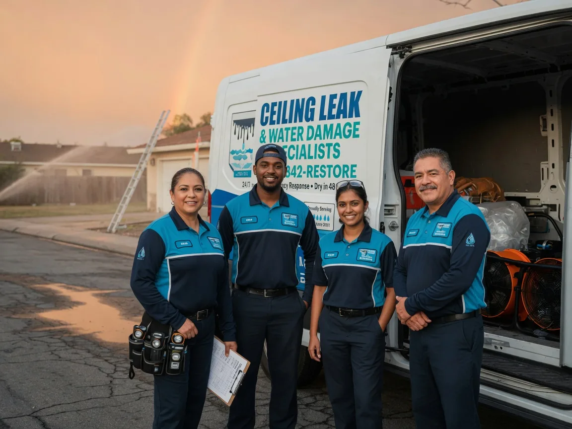 Ceiling Leak Cleanup company in Moline, MI