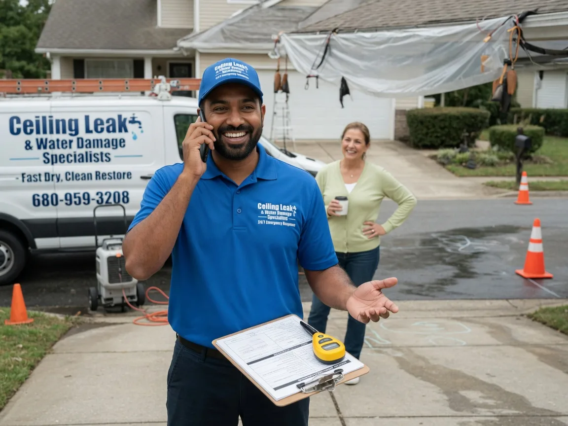 Ceiling Leak Cleanup Moline, MI FAQs